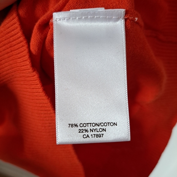 Banana Republic | Orange & white crew neck woman's t shirt - Picture 8 of 13